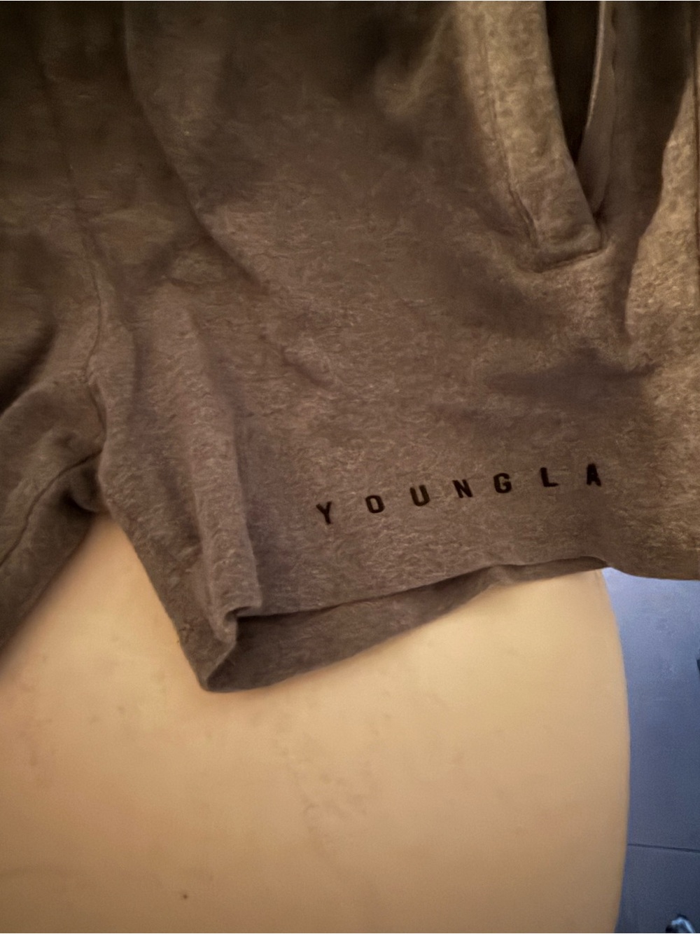 YoungLA gray shorts